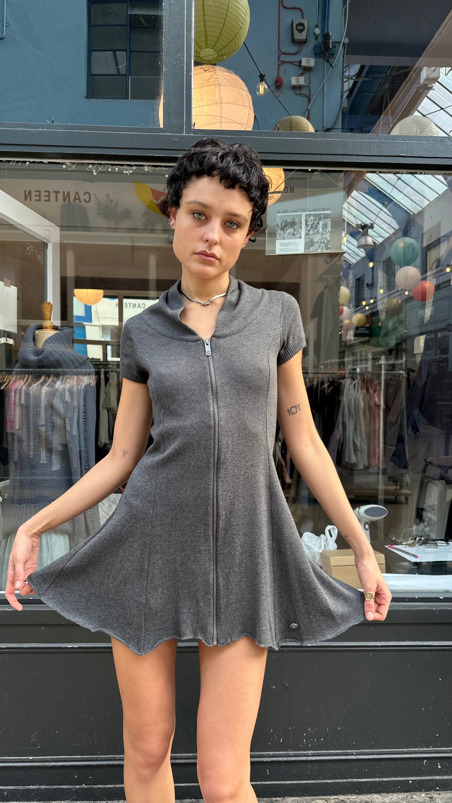 BENCH zip up dress