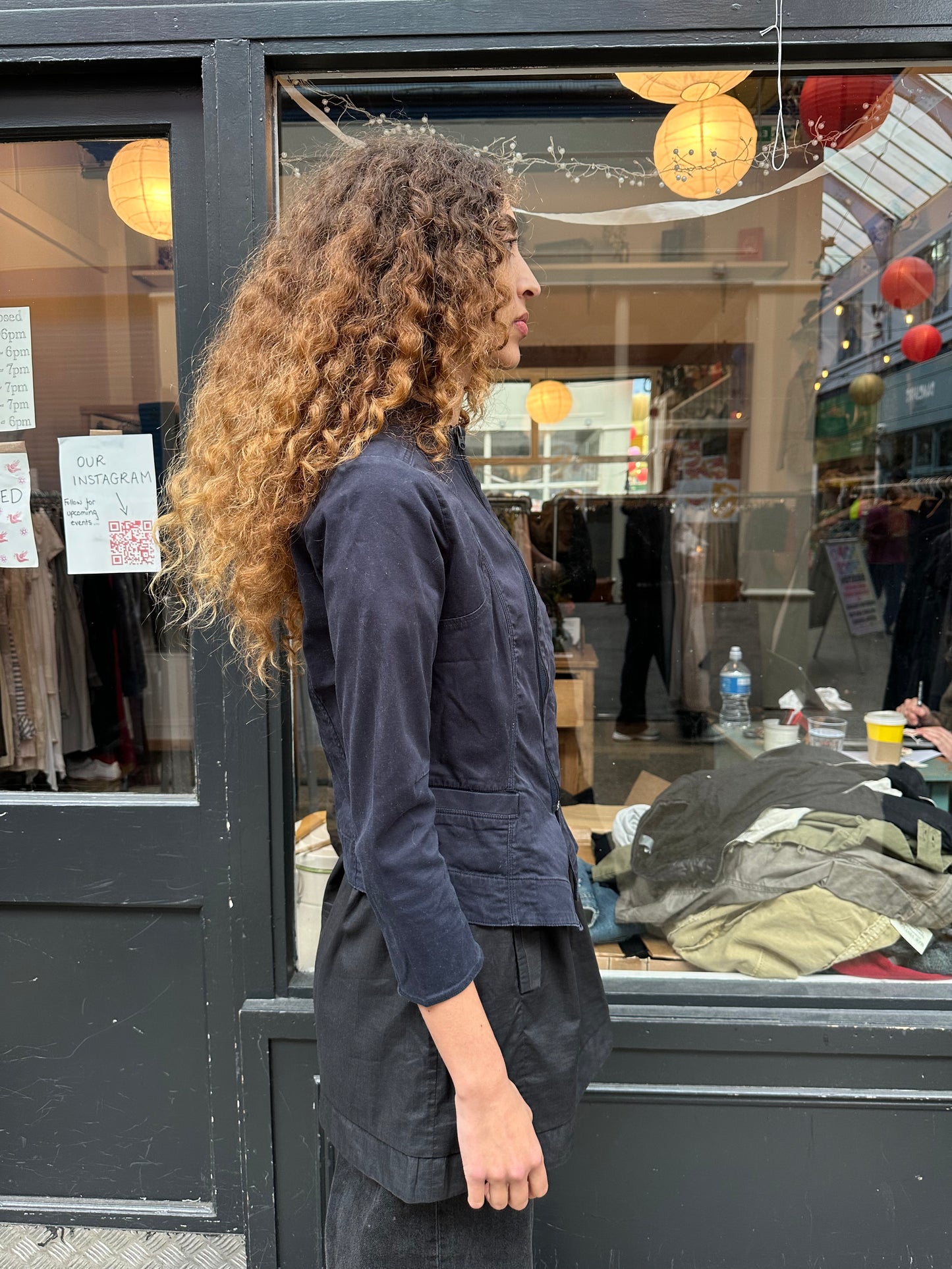G STAR cotton jacket with asymmetric zip