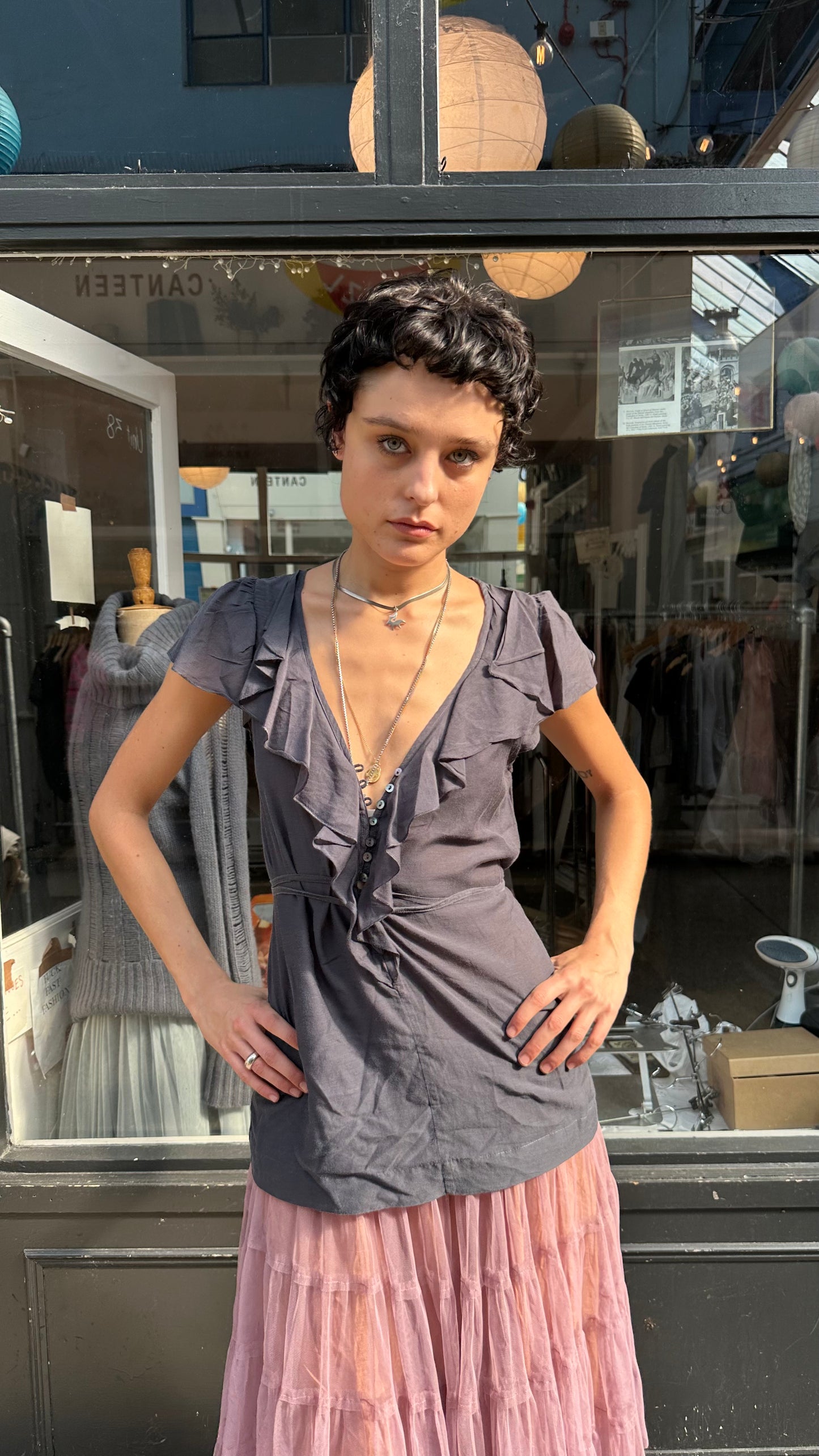 Ruffle blouse