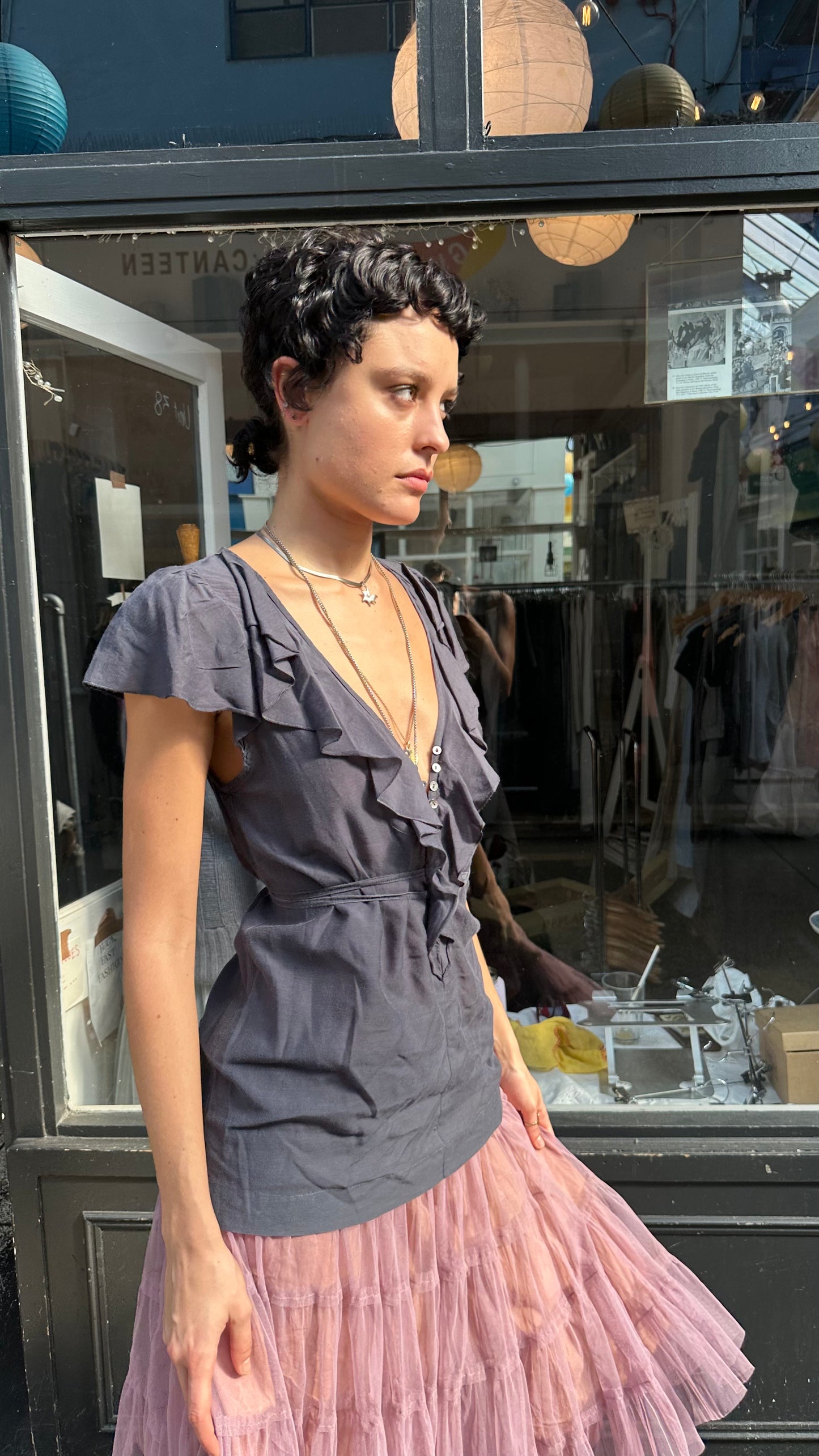 Ruffle blouse