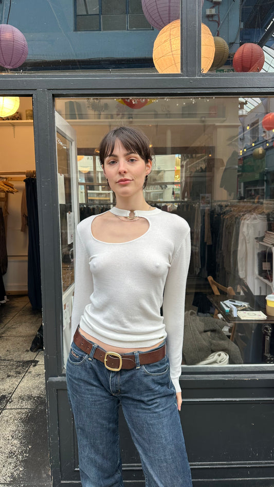 GUESS cut out jumper