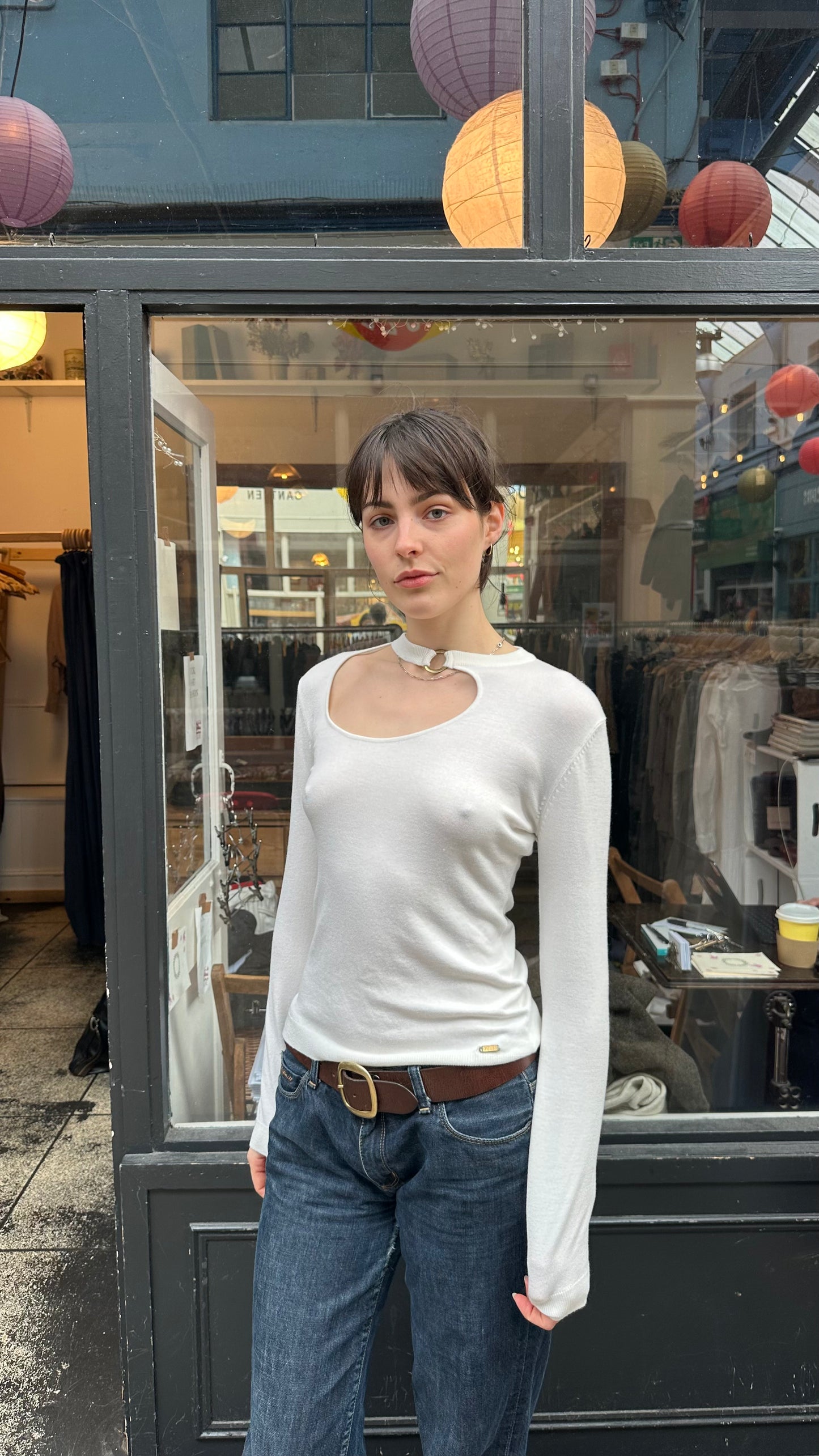 GUESS cut out jumper