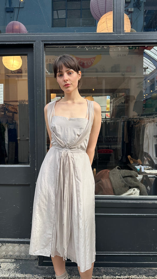 Silk multiwear dress