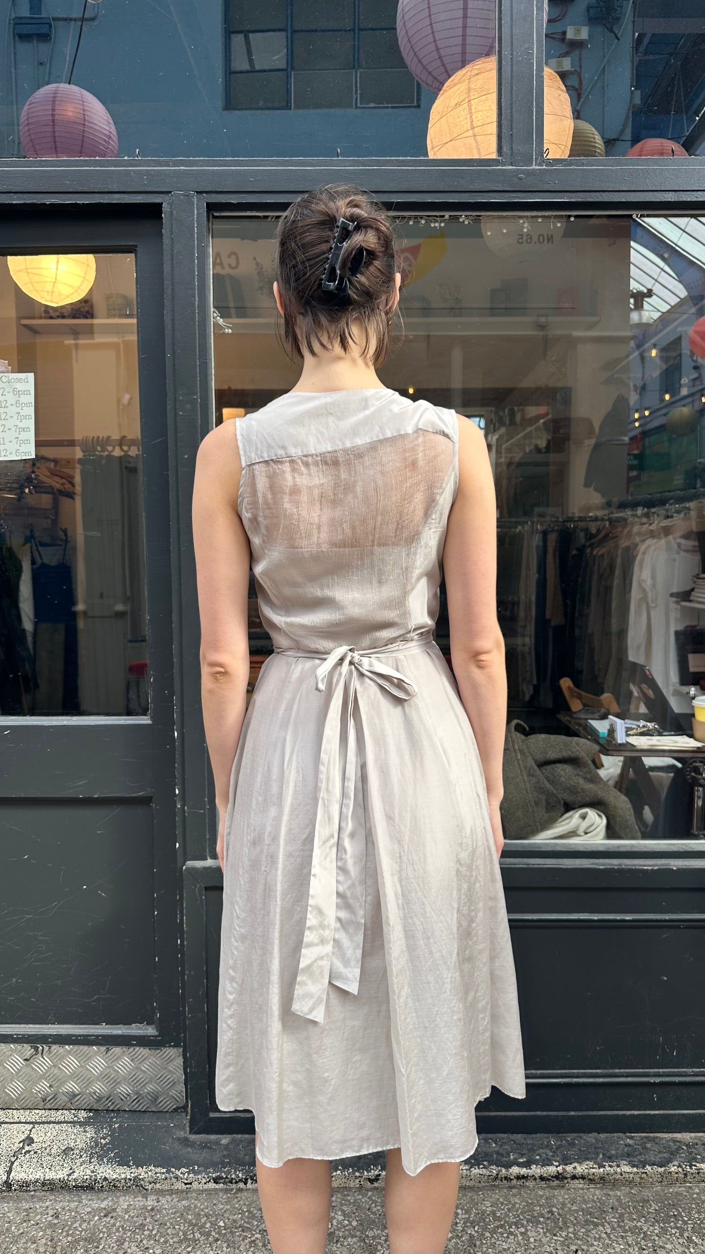 Silk multiwear dress