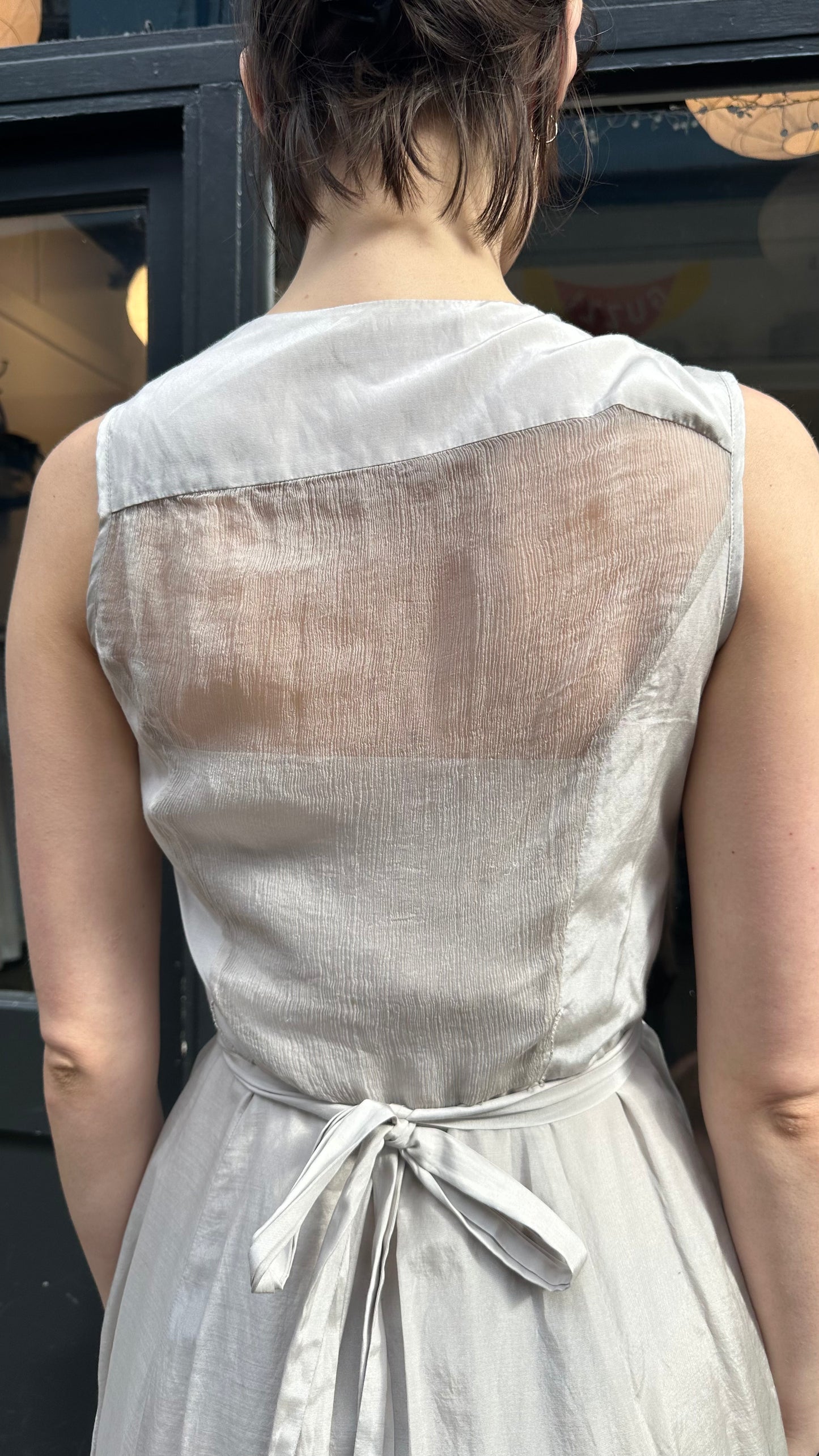 Silk multiwear dress