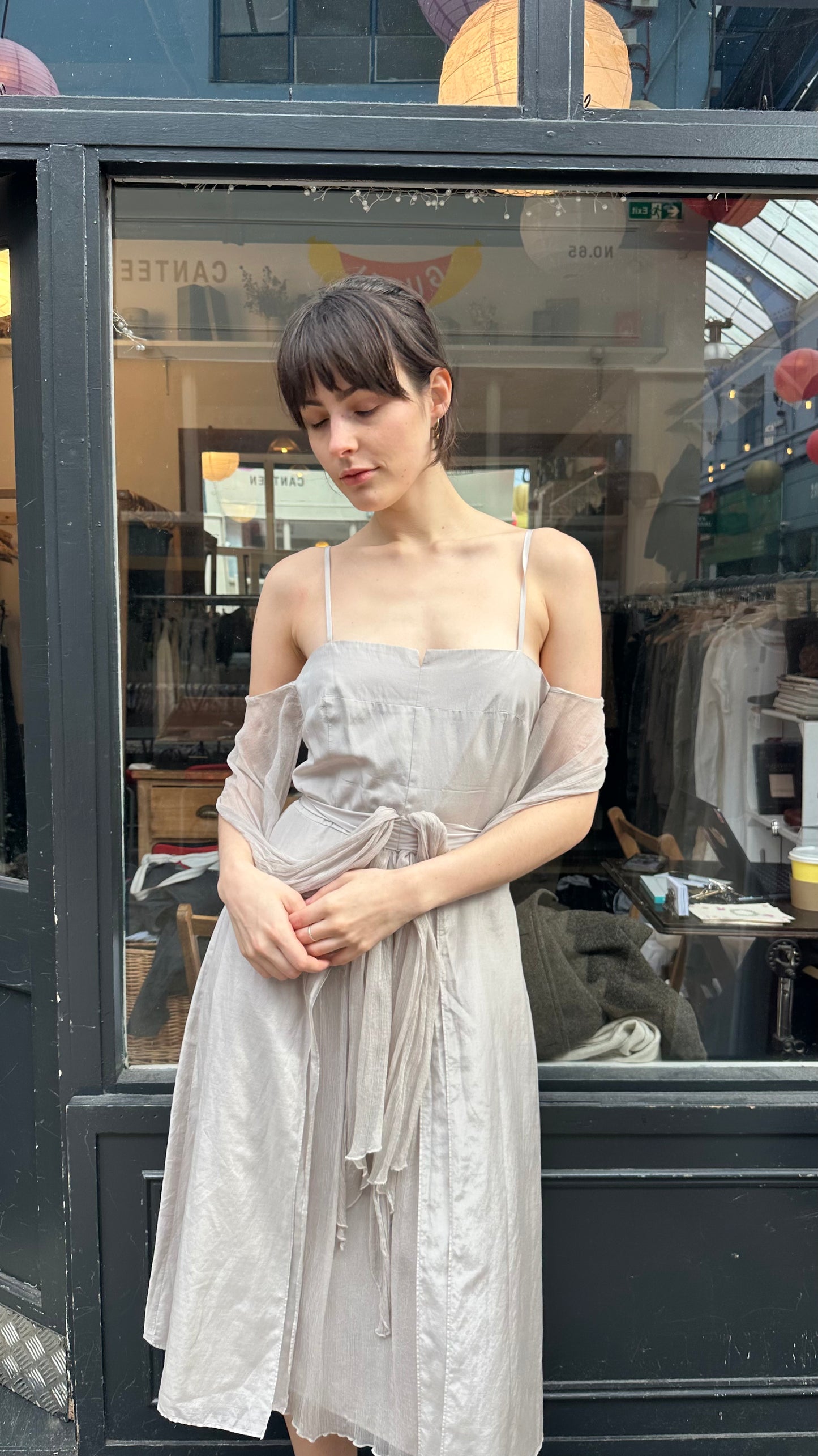 Silk multiwear dress