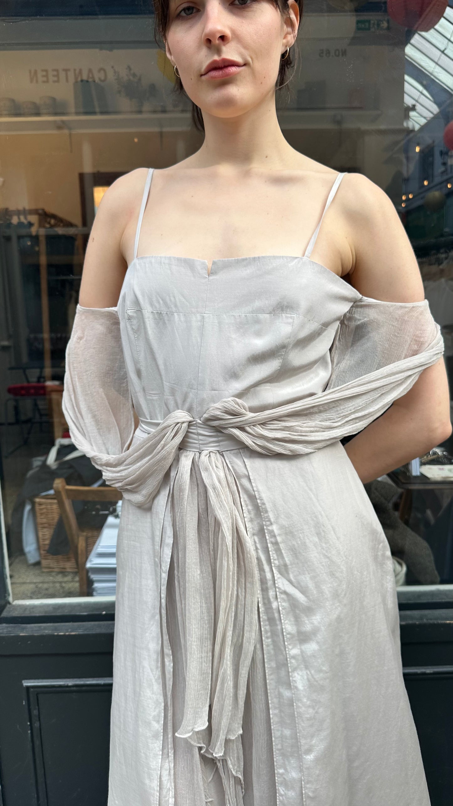 Silk multiwear dress