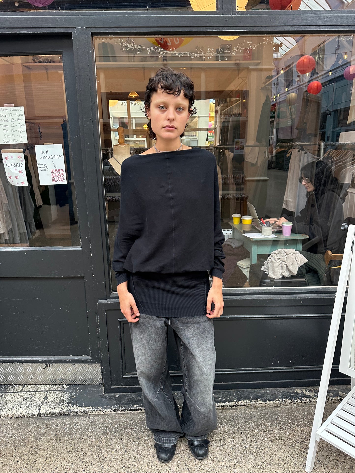 ALL SAINTS slouchy knit tunic