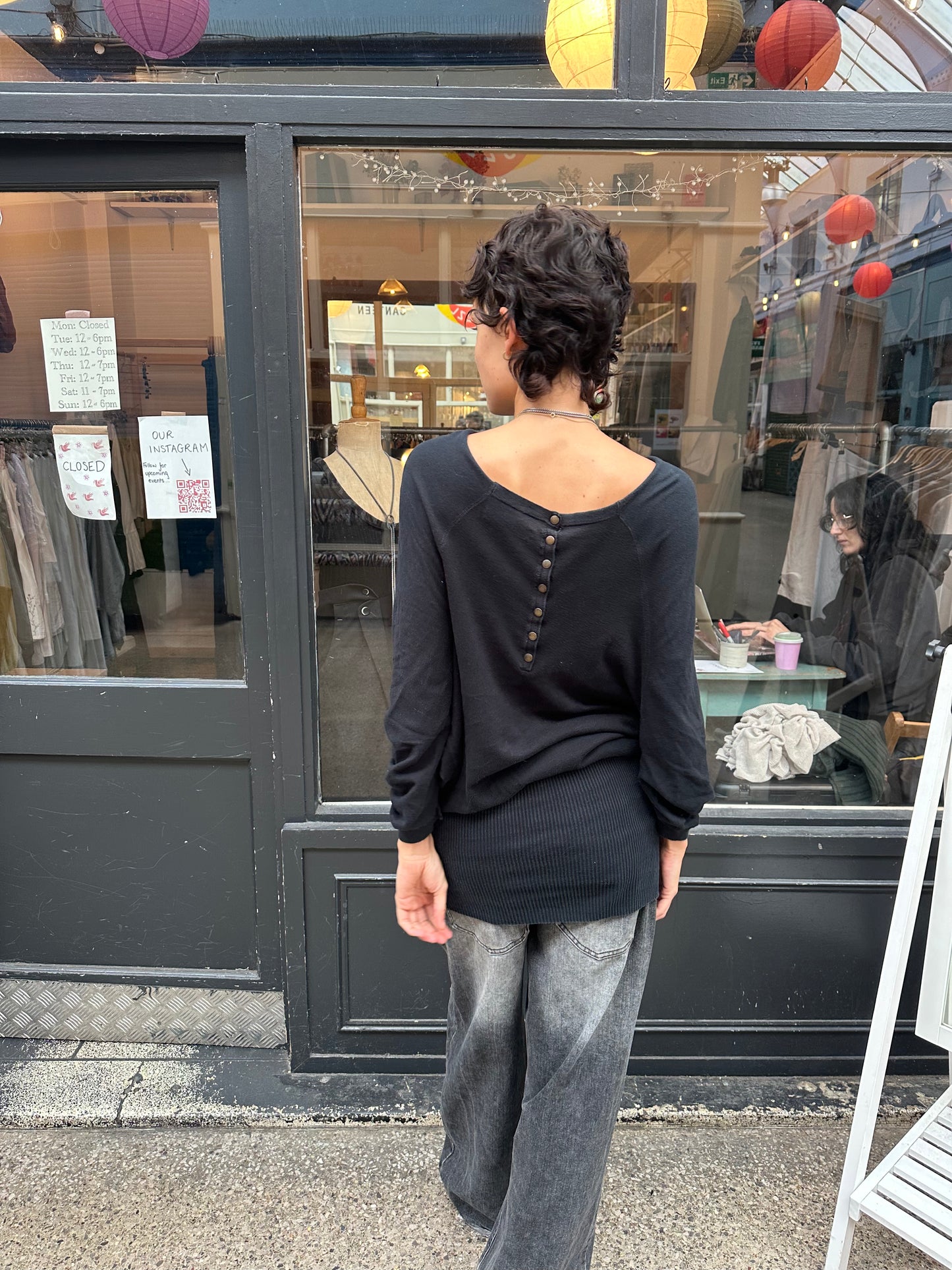 ALL SAINTS slouchy knit tunic