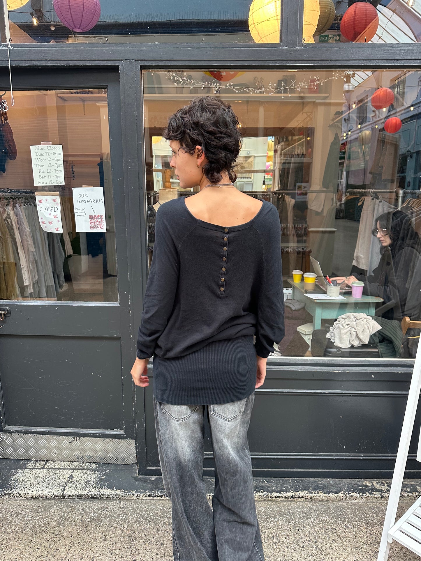 ALL SAINTS slouchy knit tunic