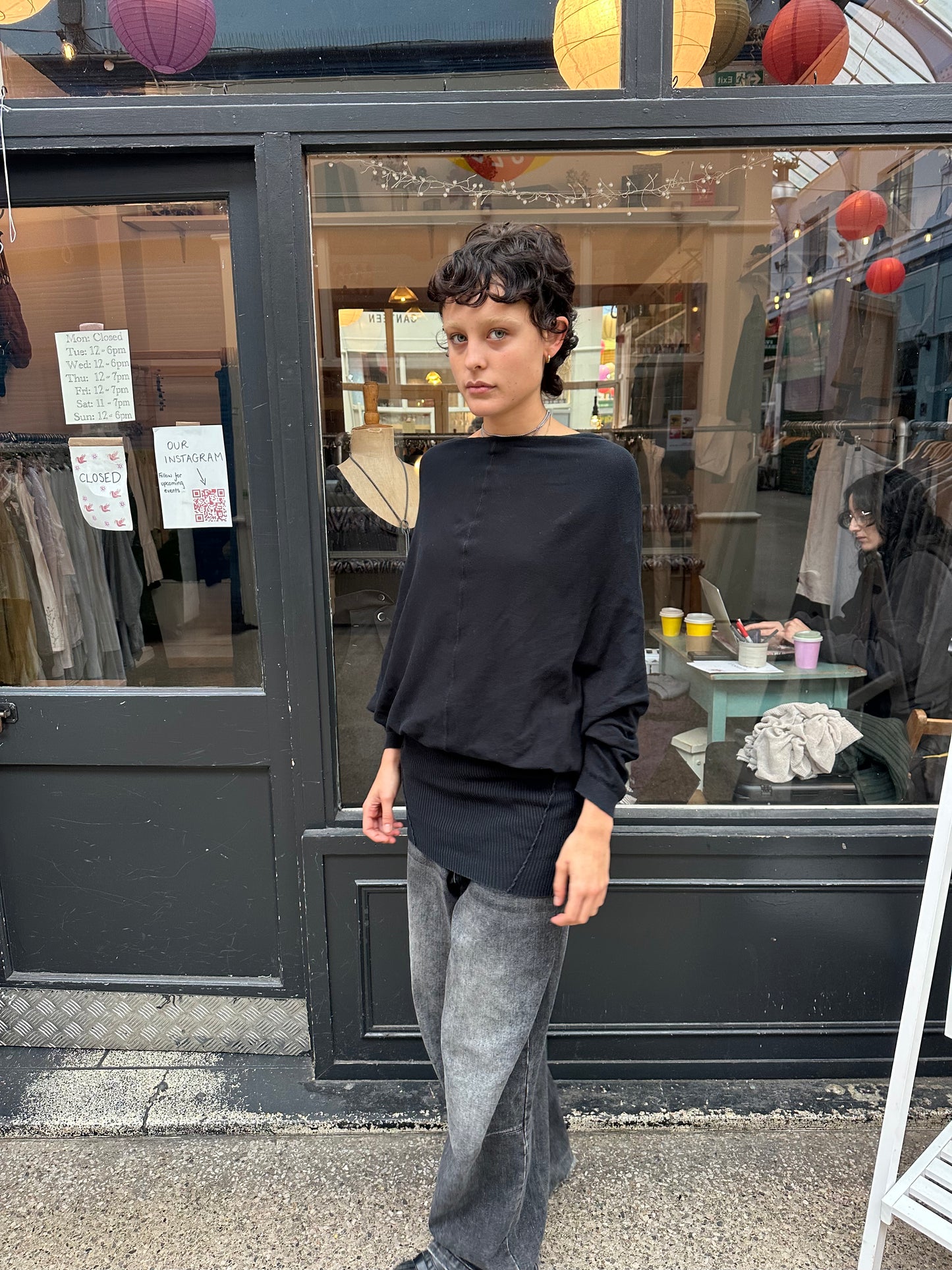 ALL SAINTS slouchy knit tunic