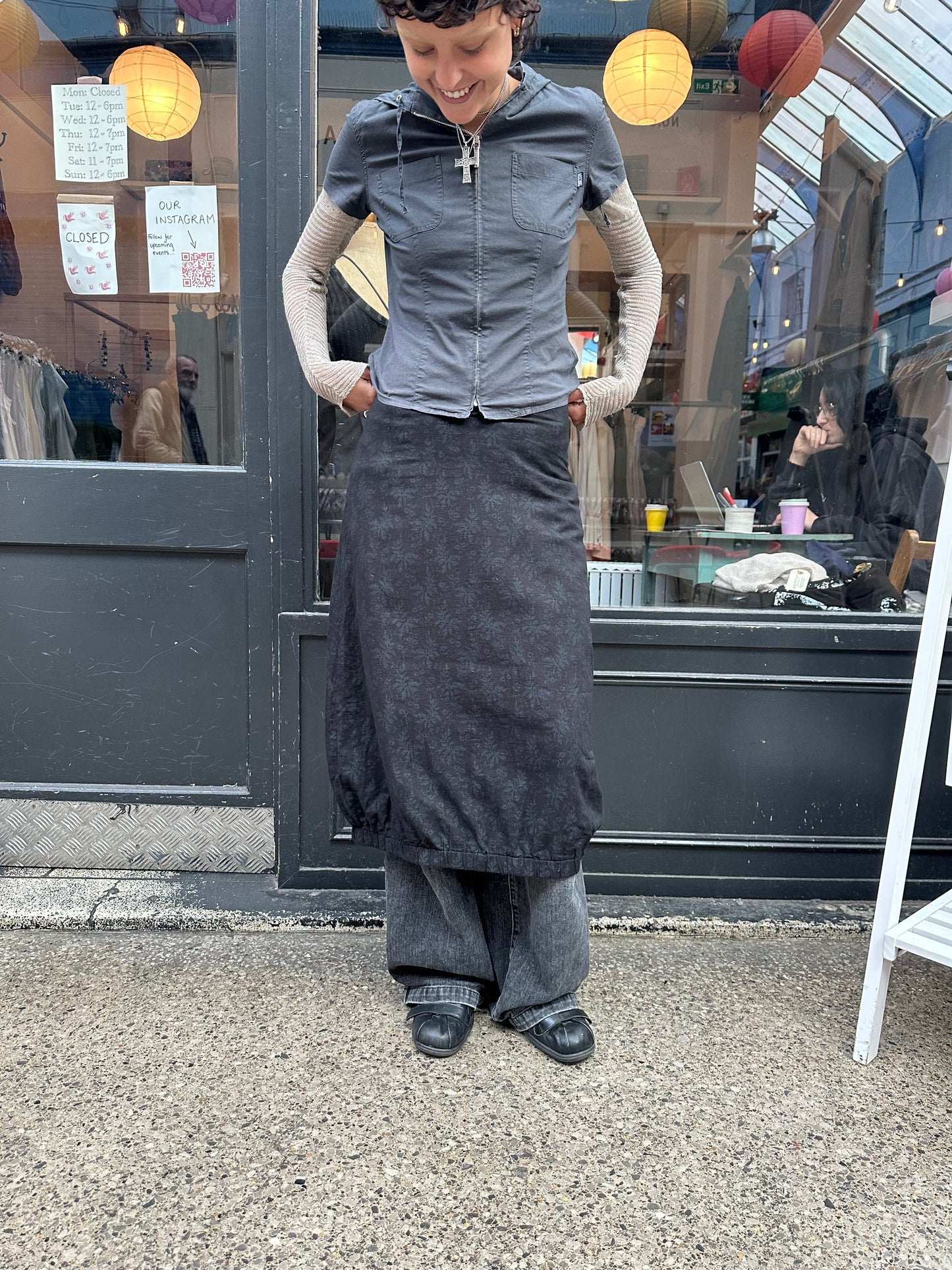 COP COPINE black skirt