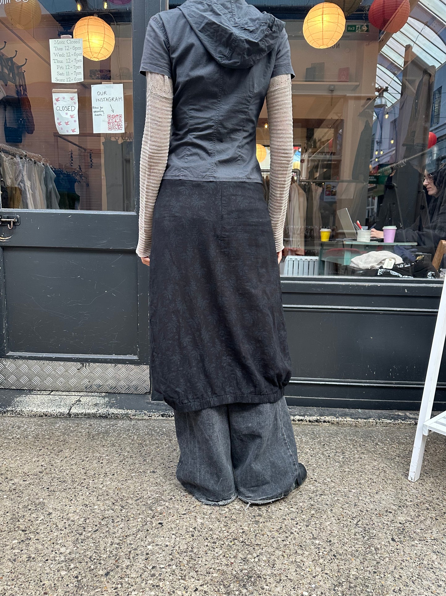 COP COPINE black skirt