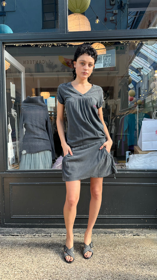 Bench grey drop waist dress