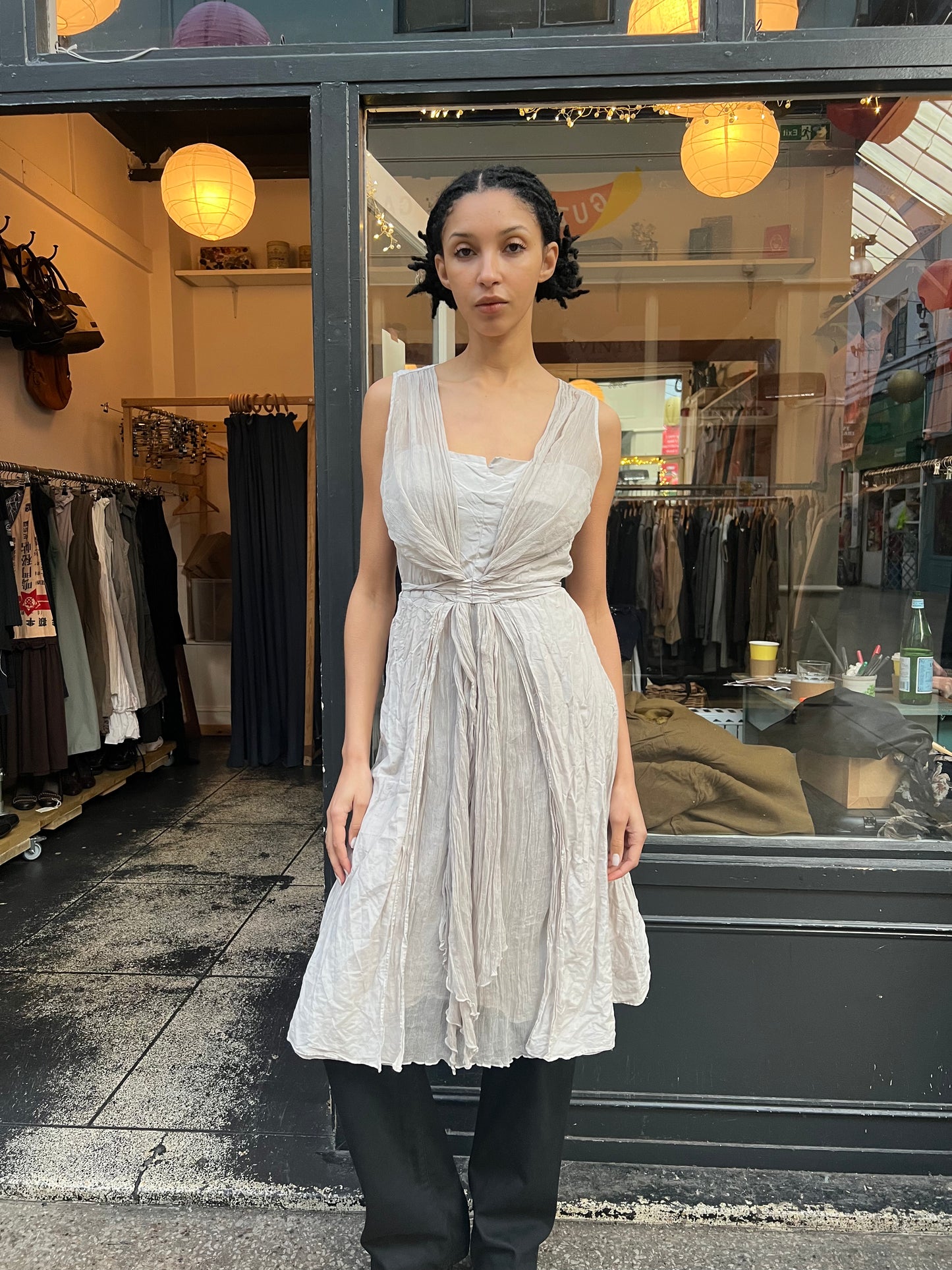Silk multiwear dress