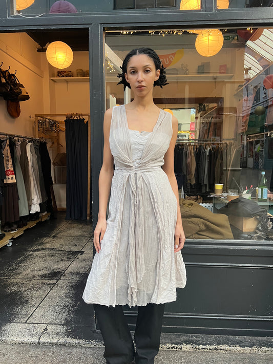 Silk multiwear dress
