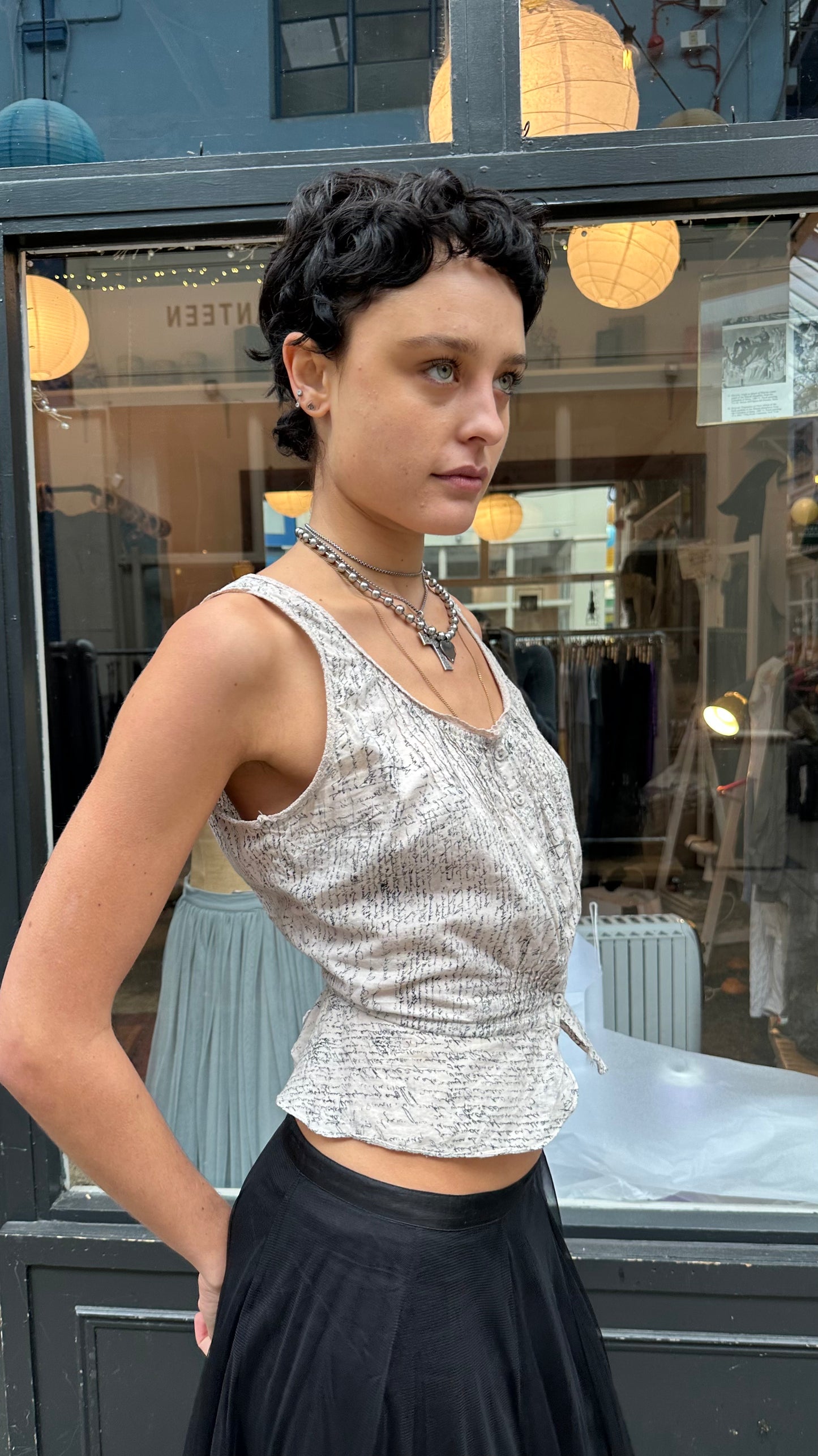 ALL SAINTS dictation bodice