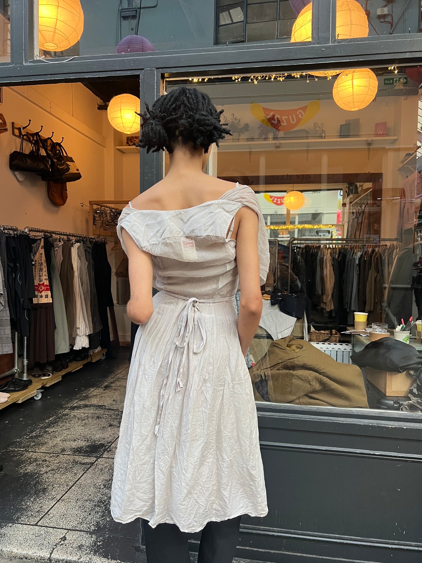 Silk multiwear dress