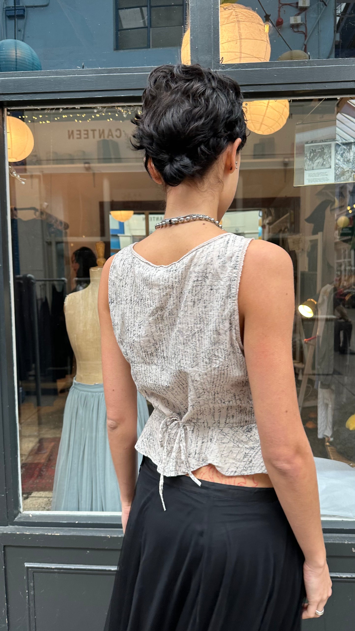 ALL SAINTS dictation bodice