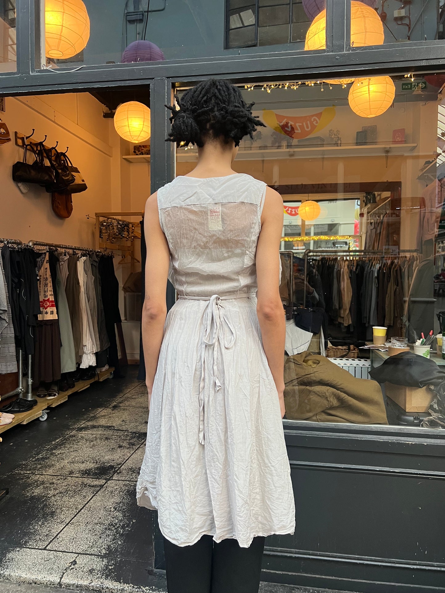 Silk multiwear dress