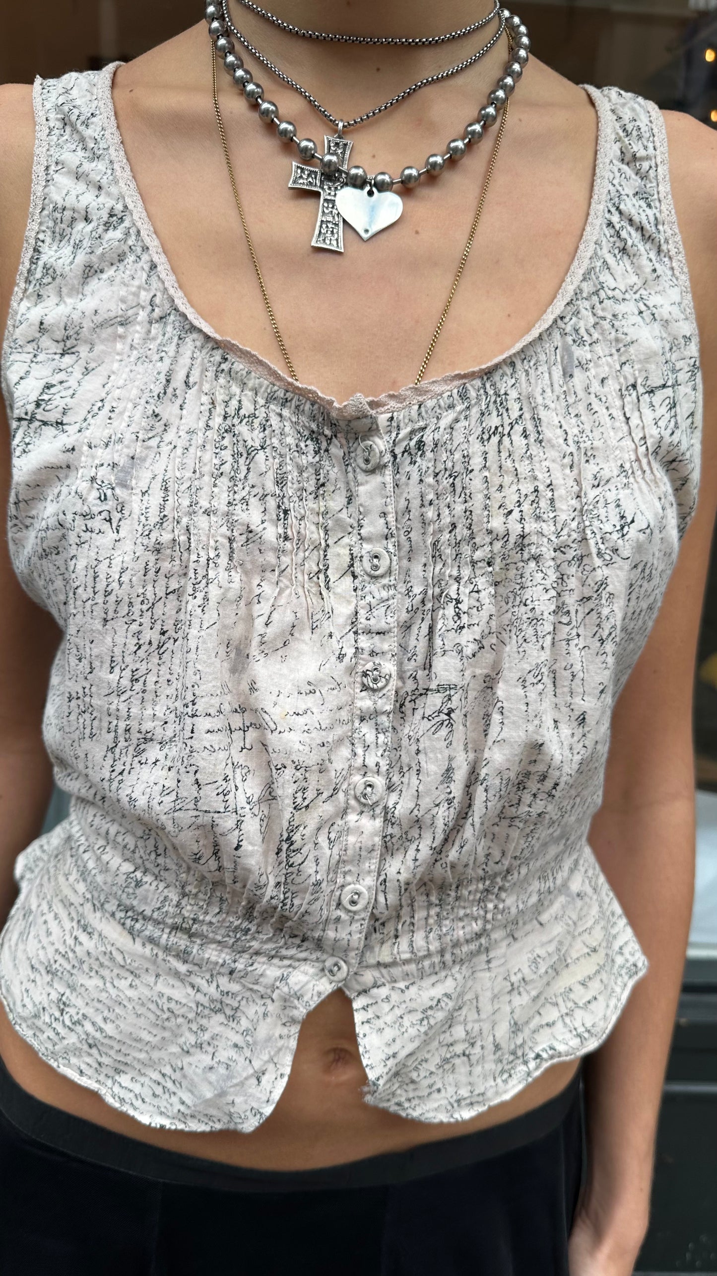 ALL SAINTS dictation bodice