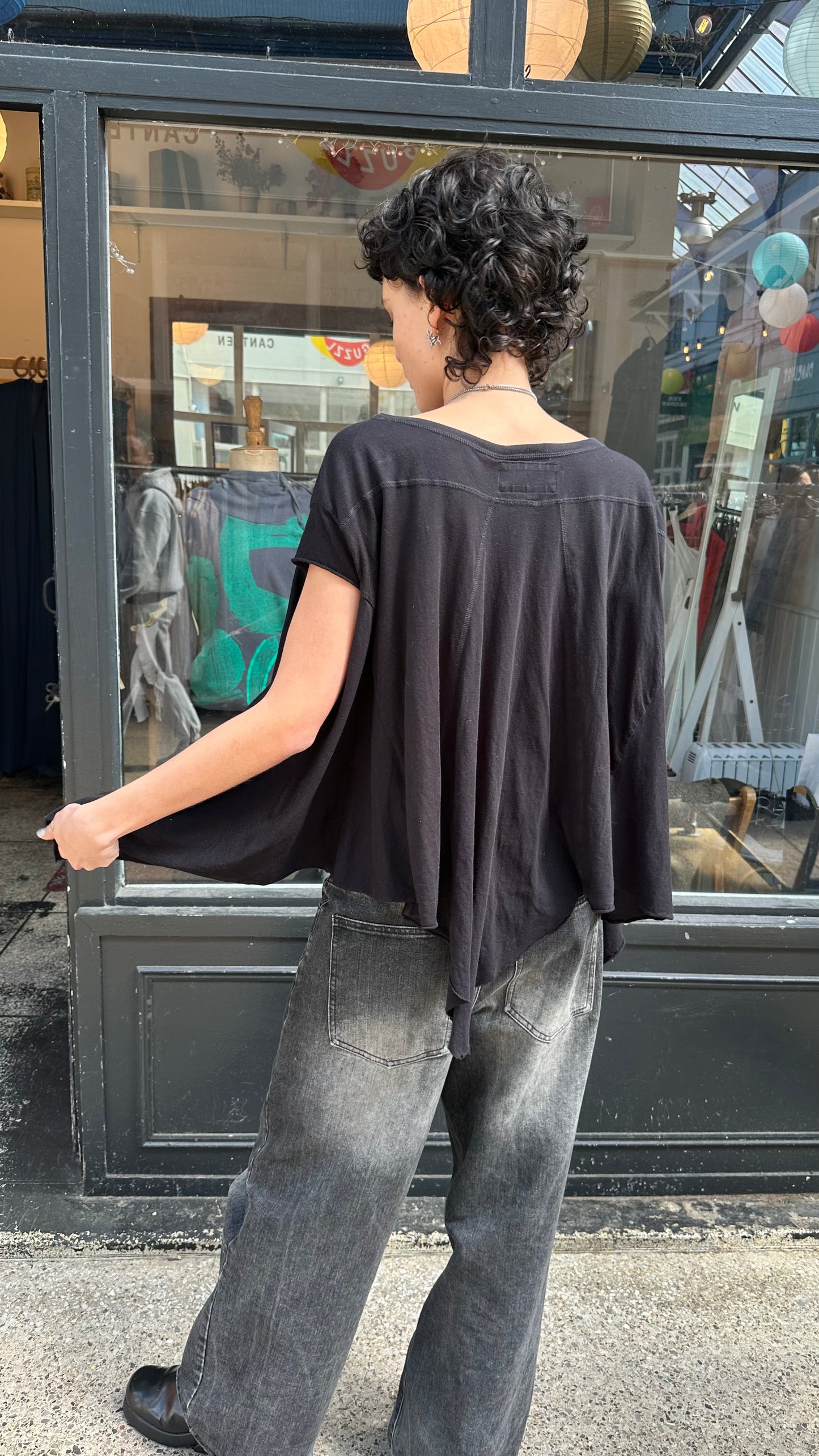 ALL SAINTS Assymetric tee