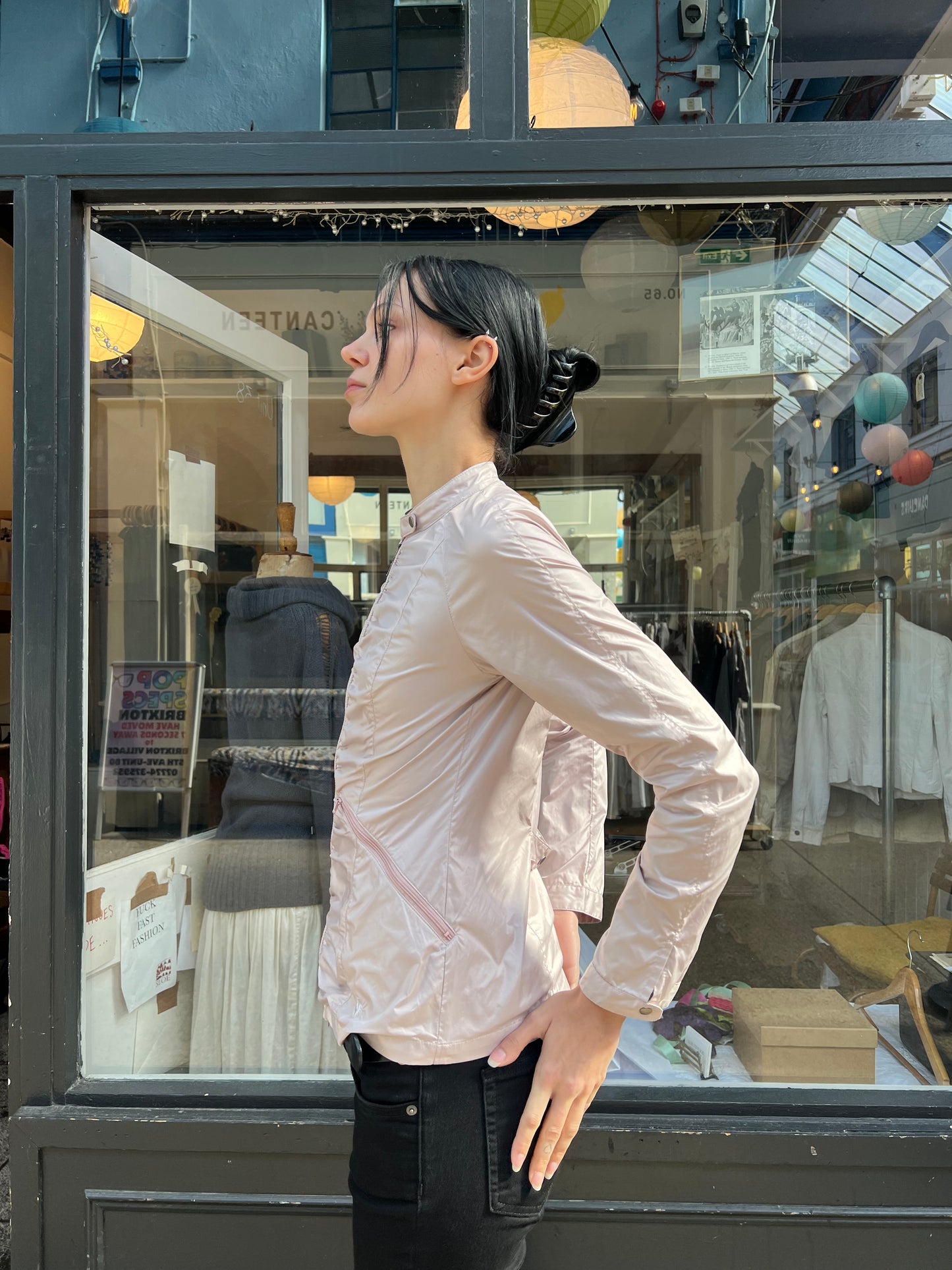PInk light jacket