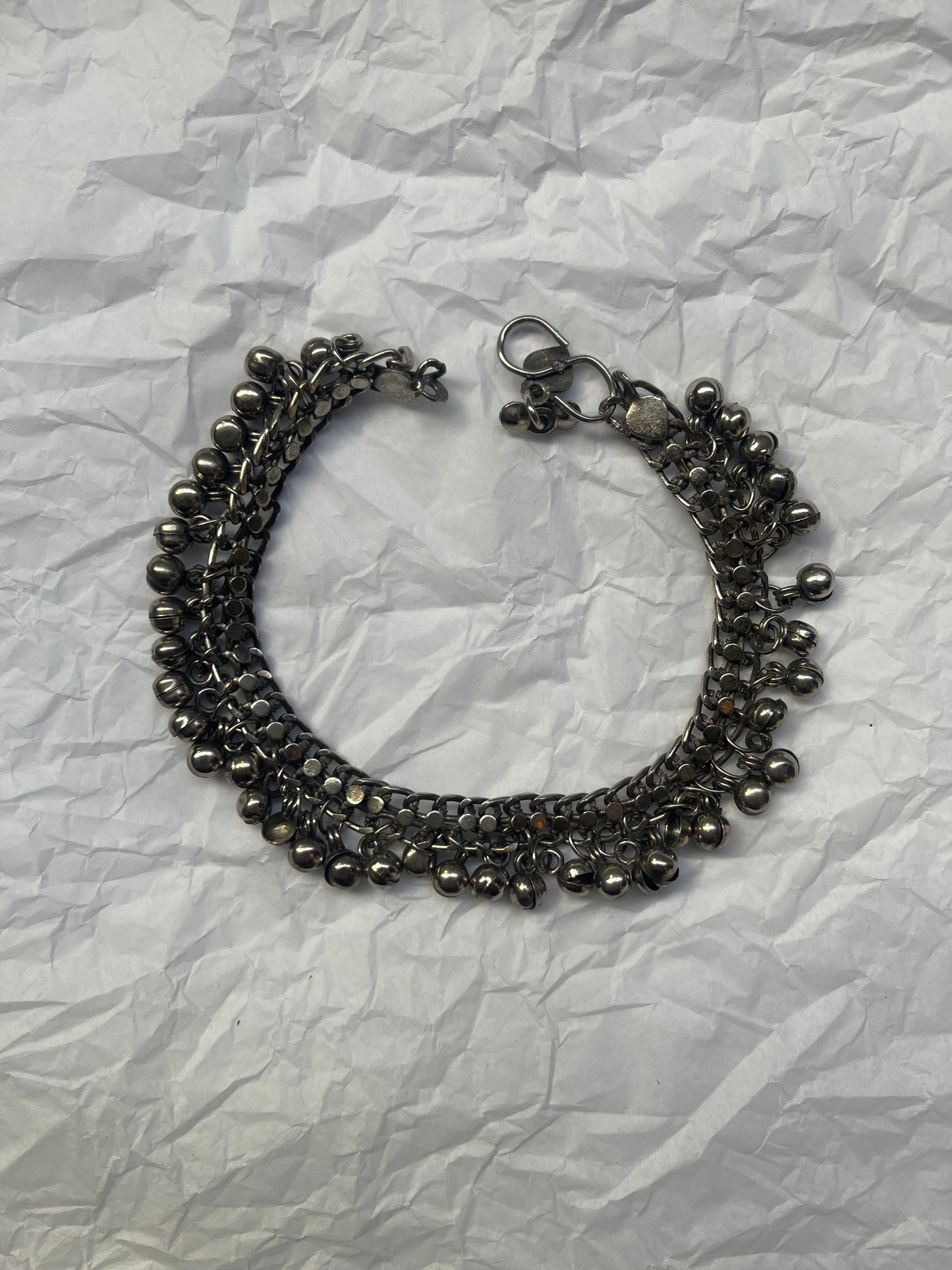 Silver Small Bells Bracelet