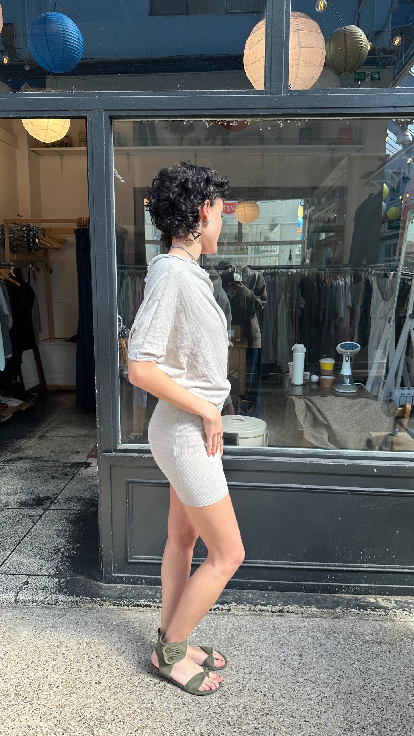 ALL SAINTS Slouchy mini dress