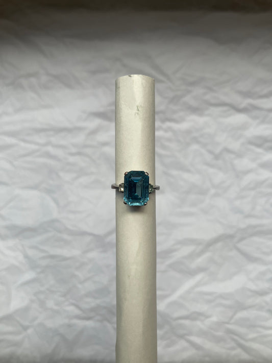 Baby Blue Gemstone Ring