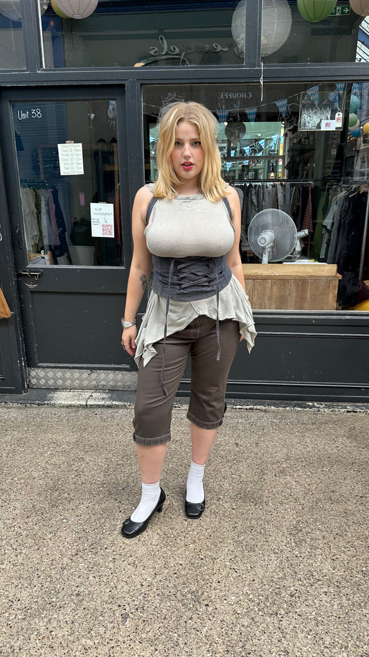 French archive underbust corset top