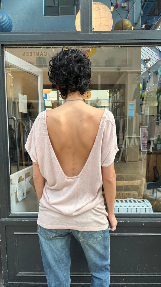 Pink slouchy top