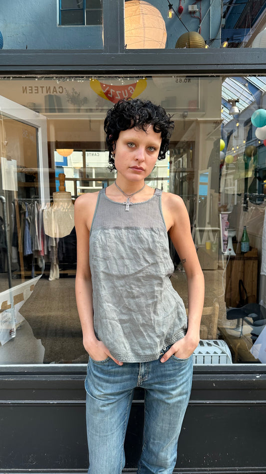 Gstar raw grey tank top