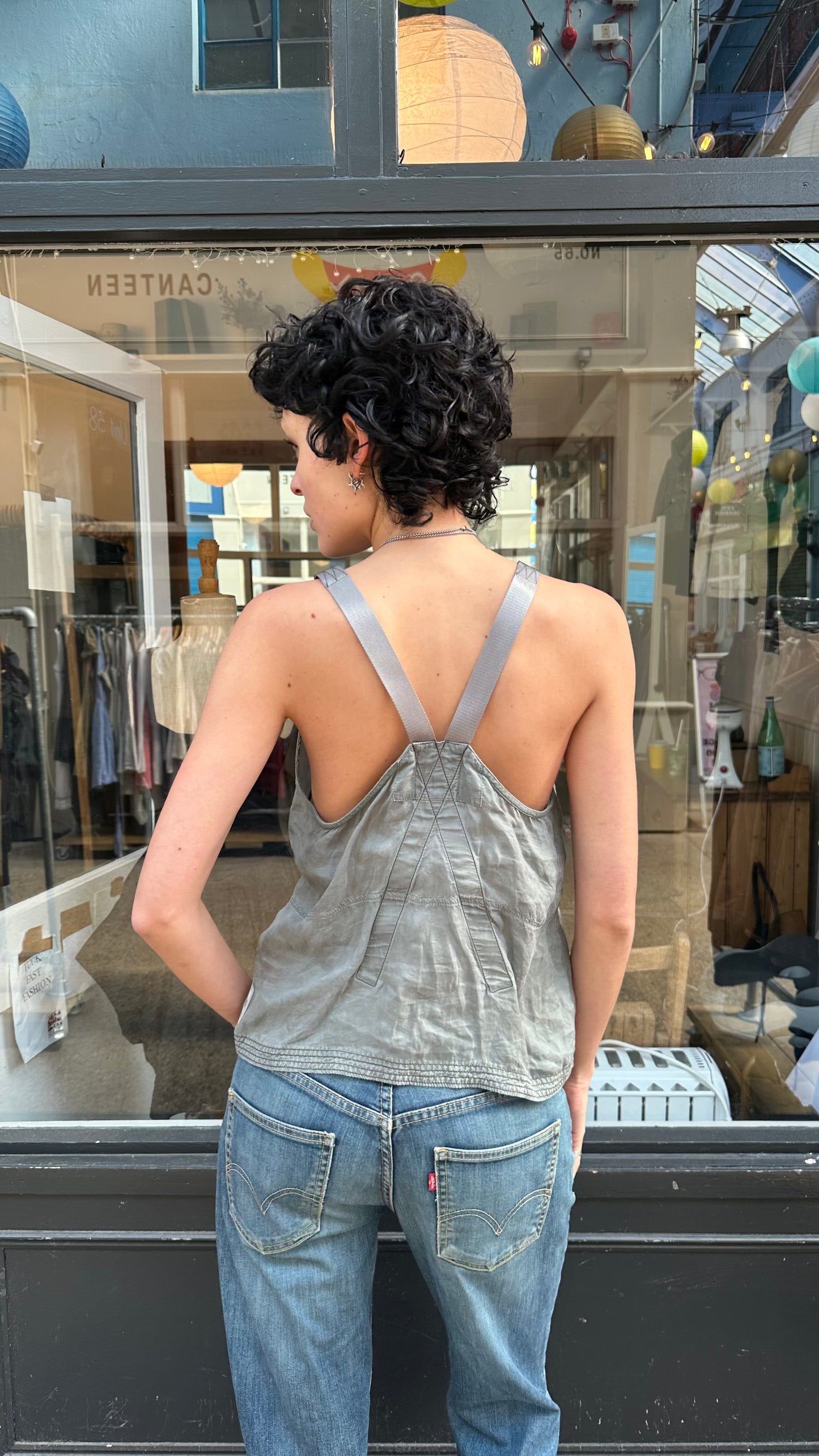 Gstar raw grey tank top
