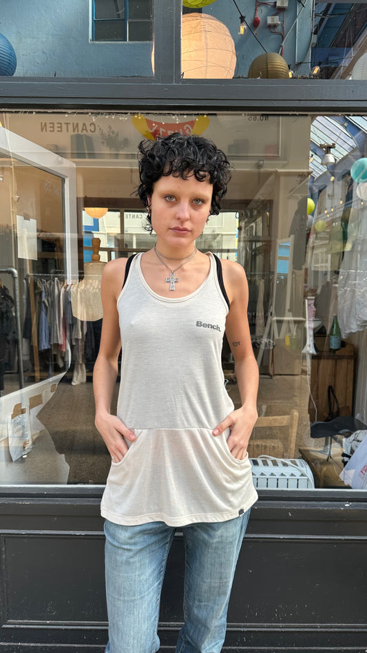Bench double layer tank top
