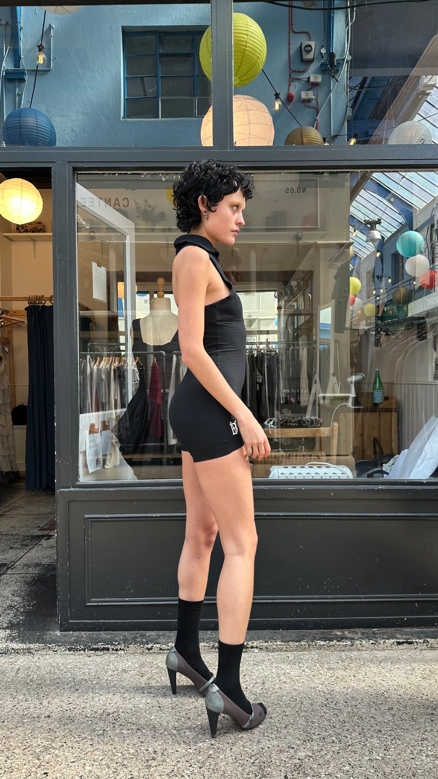 Black playsuit
