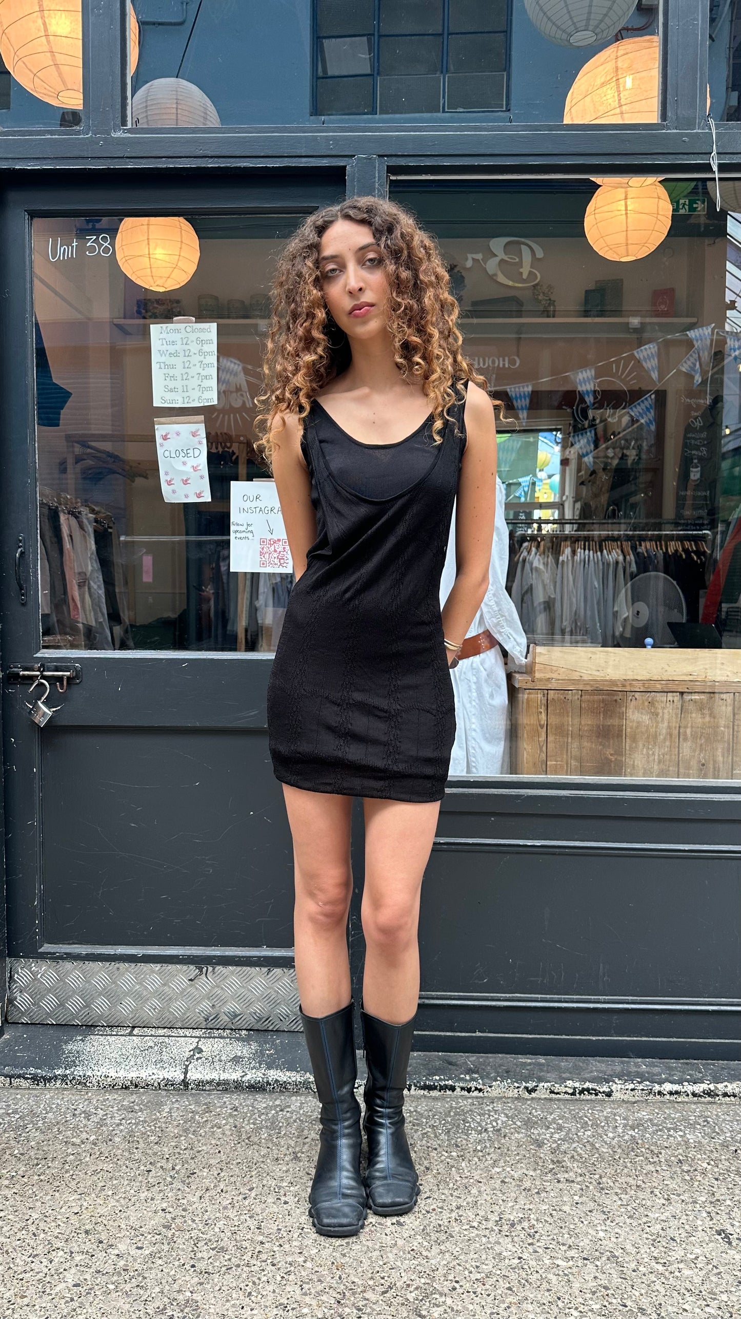 Double layer mini dress