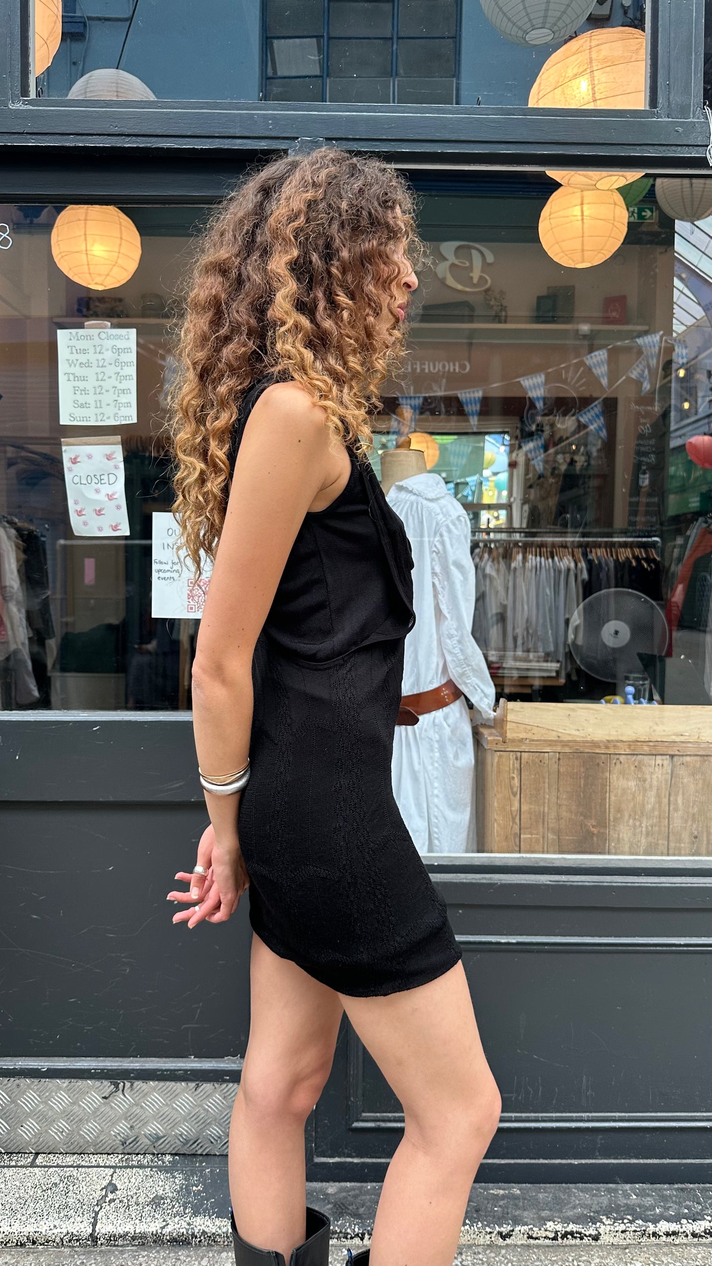 Double layer mini dress