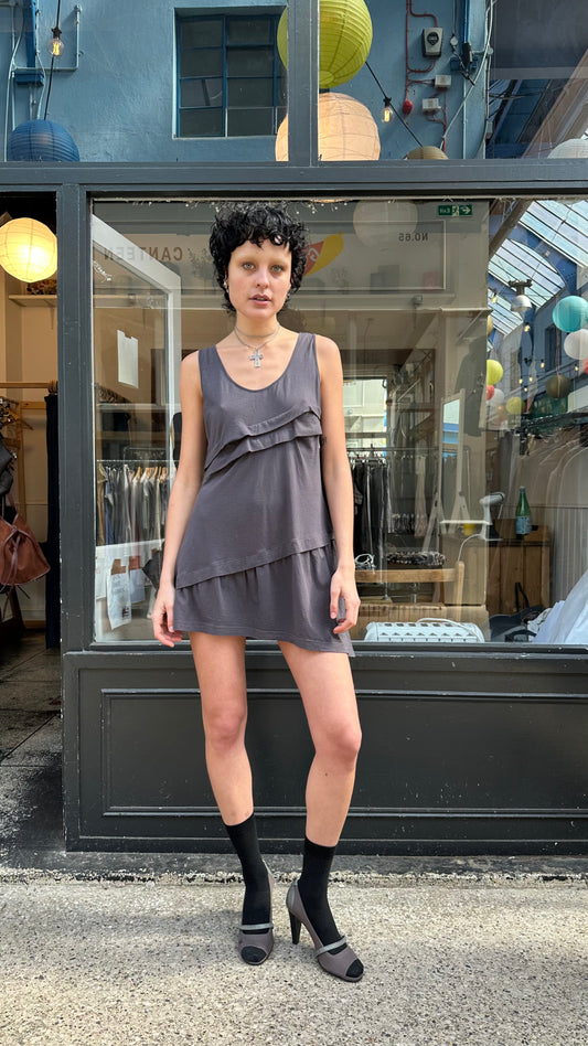 Grey mini dress / tunic top