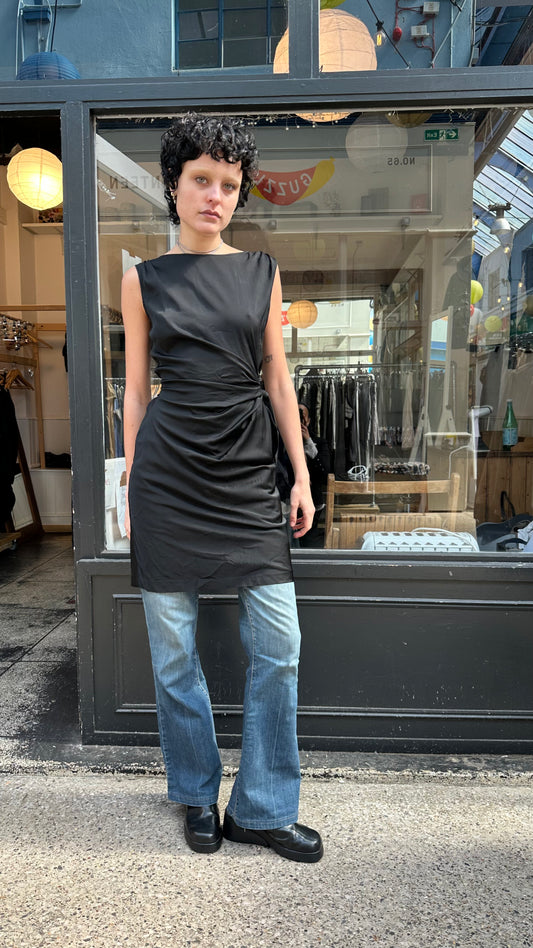 Black mini dress