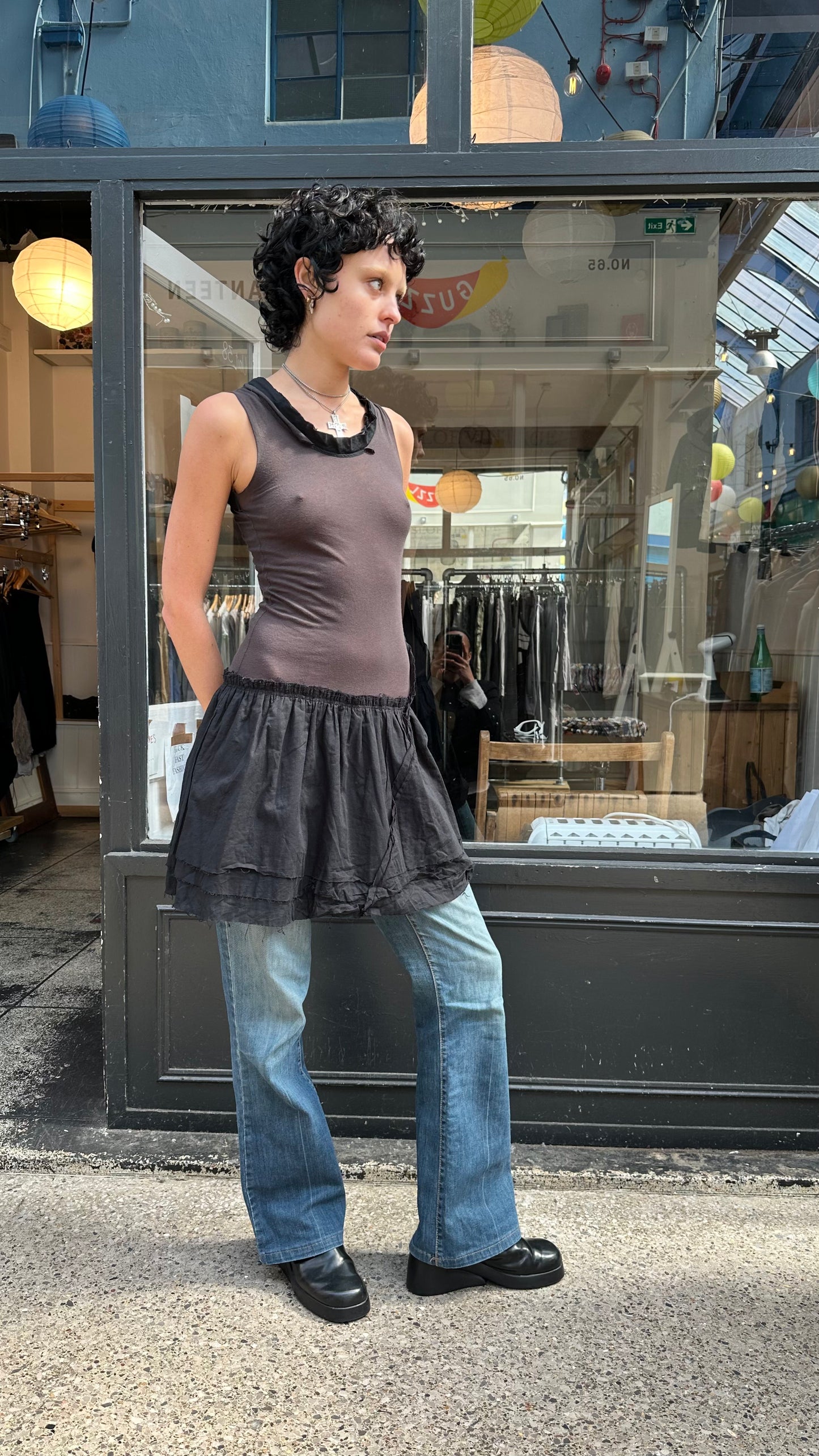 All saints drop waist dress