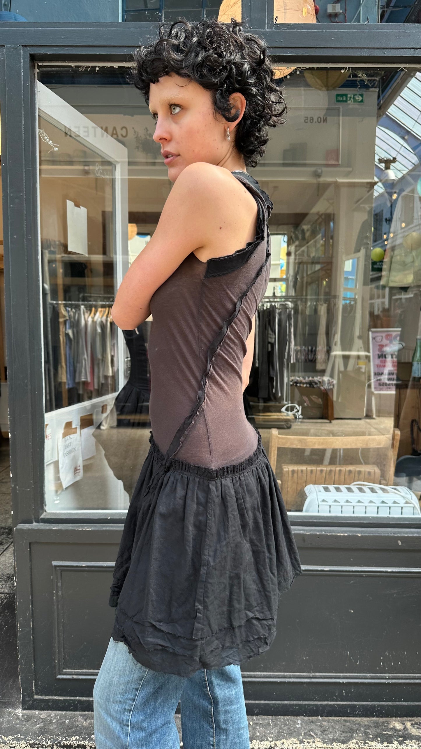 All saints drop waist dress