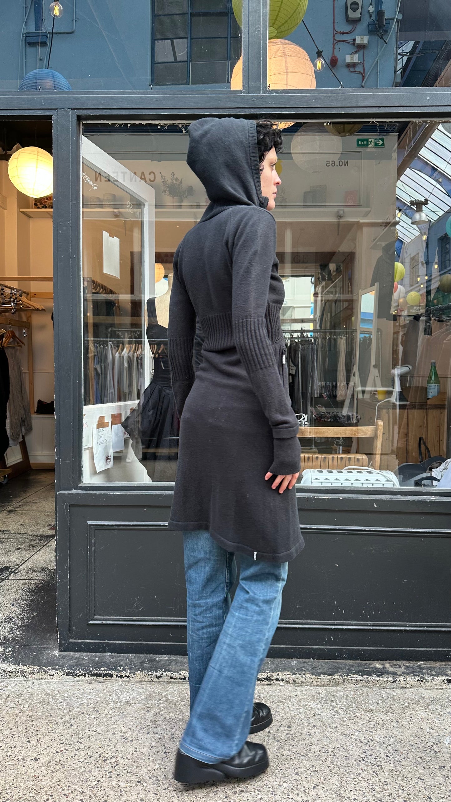 Bench long zip up cardigan