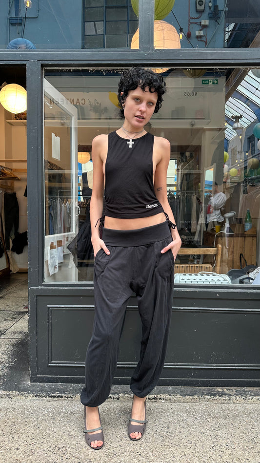 Black harem pants