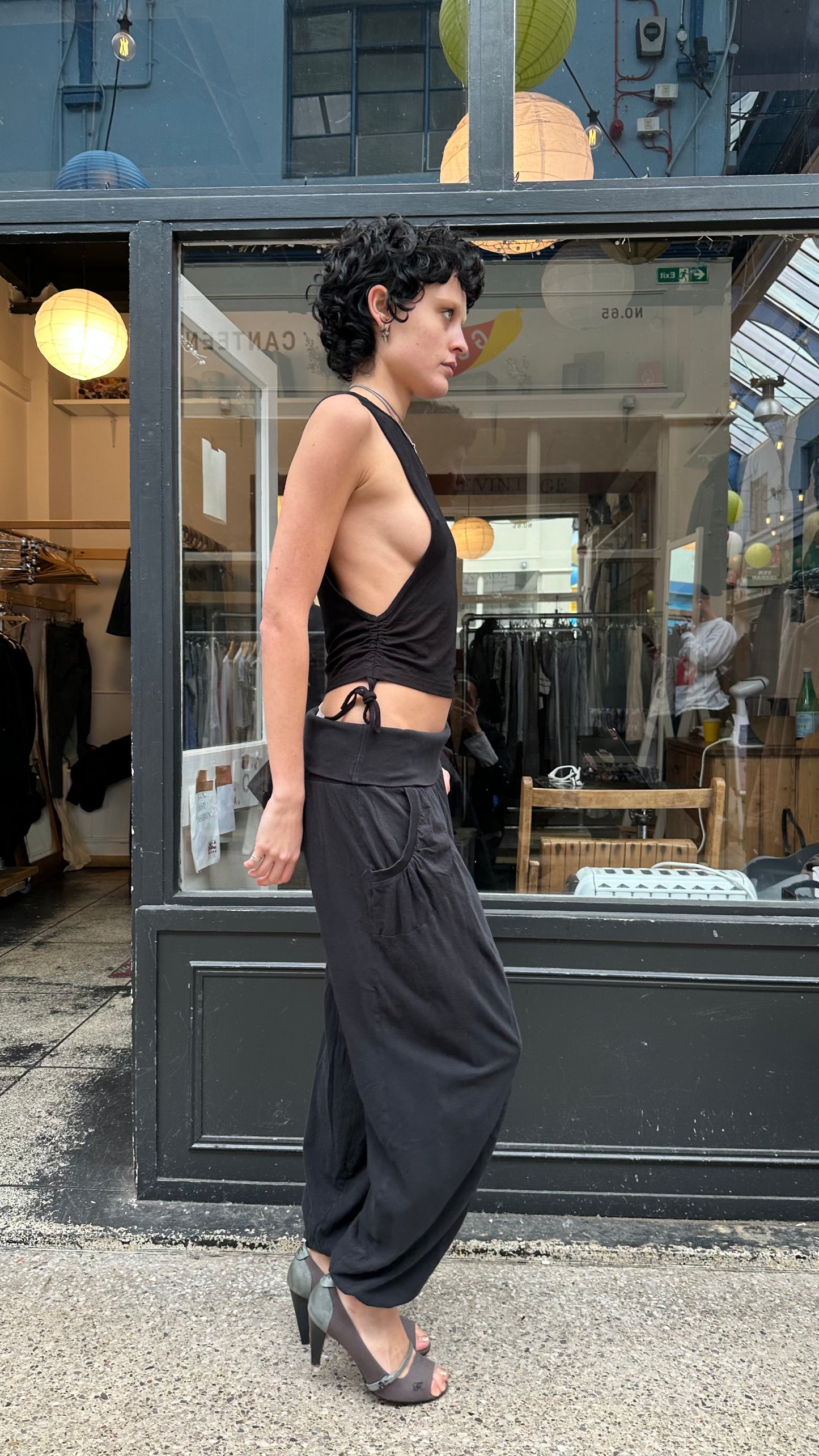 Black harem pants