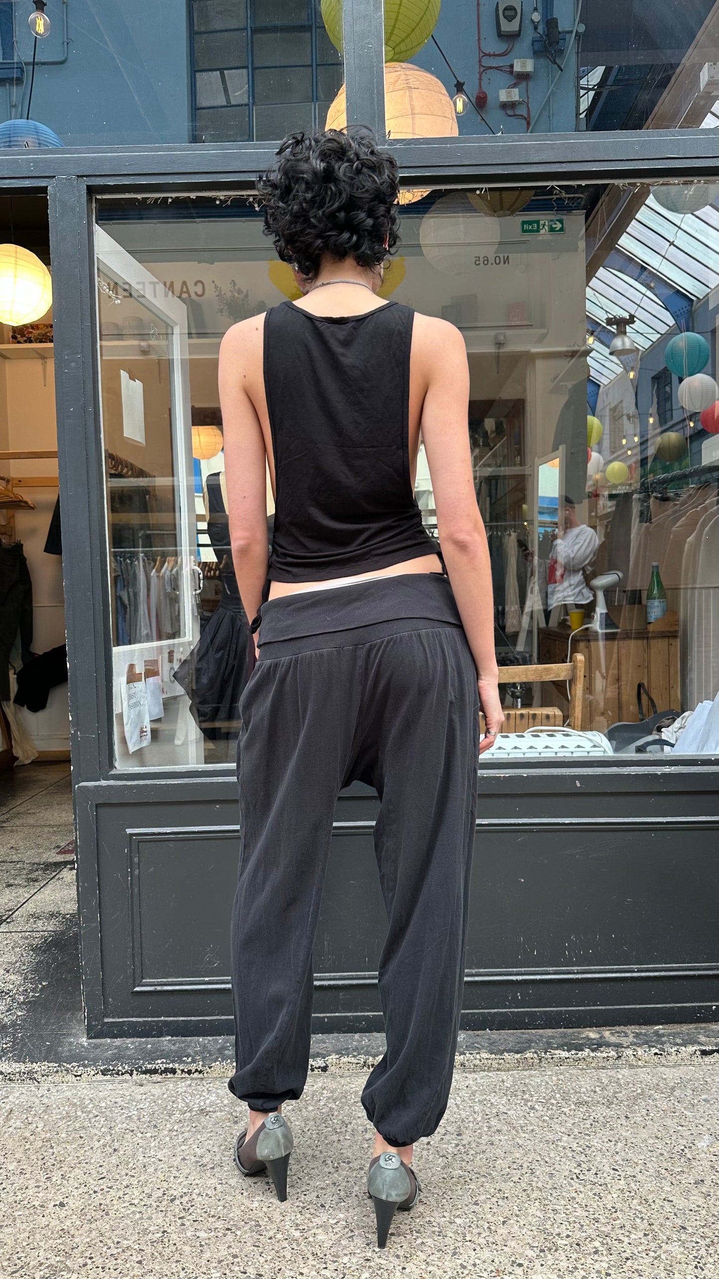 Black harem pants