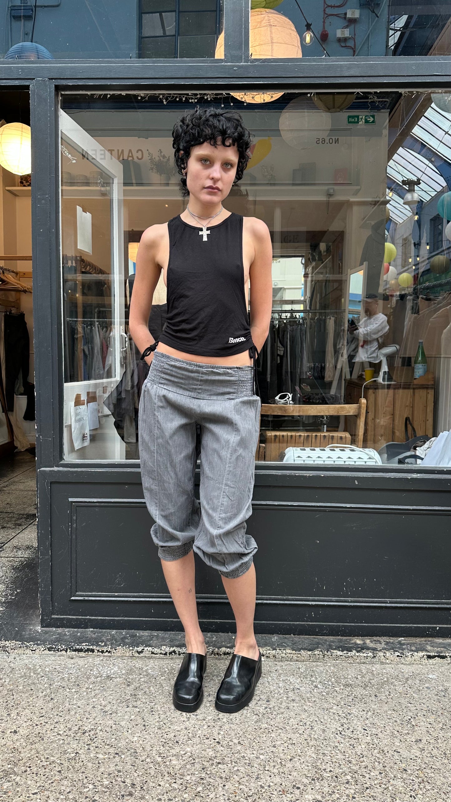 Grey bloomers