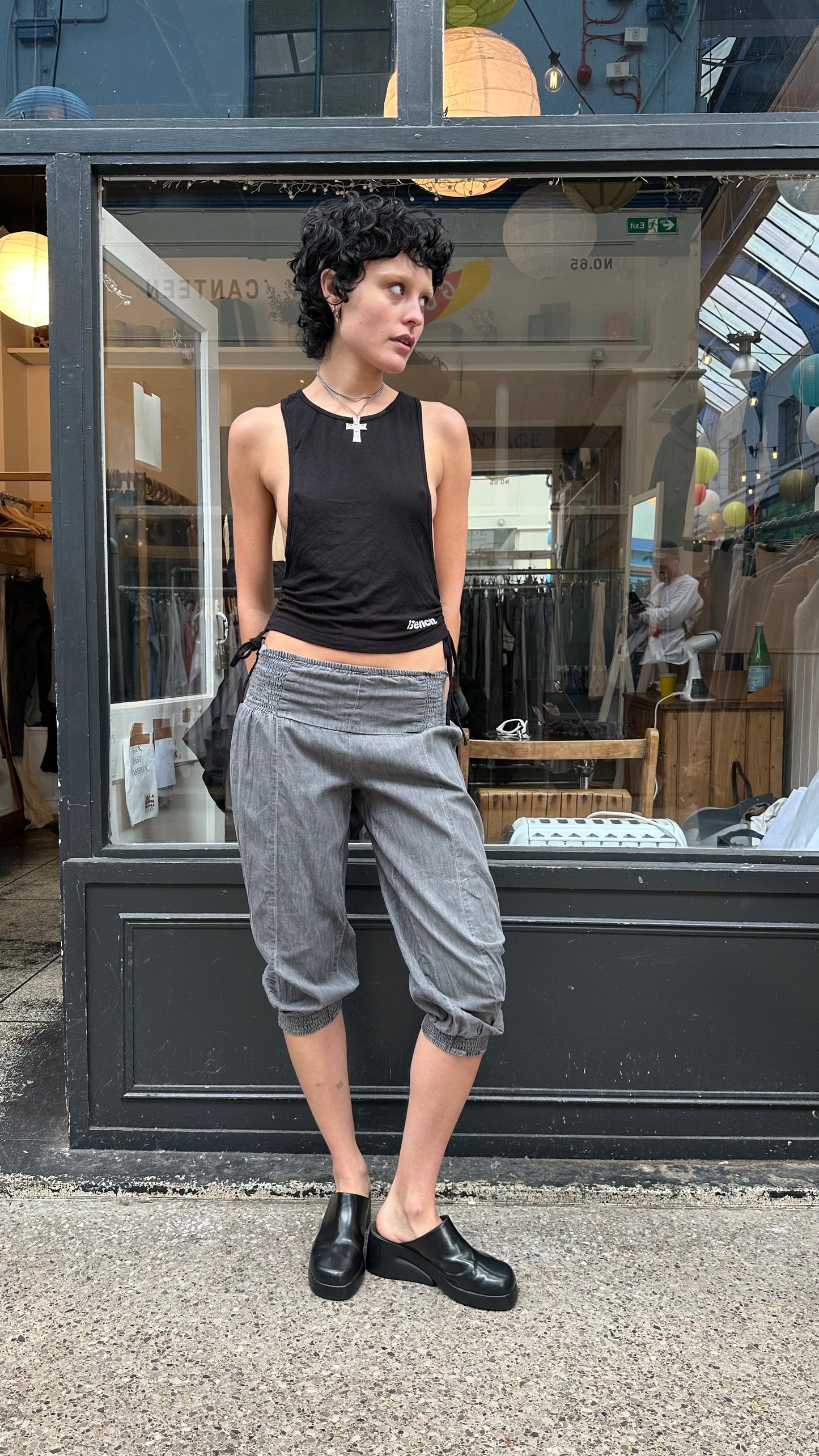 Grey bloomers