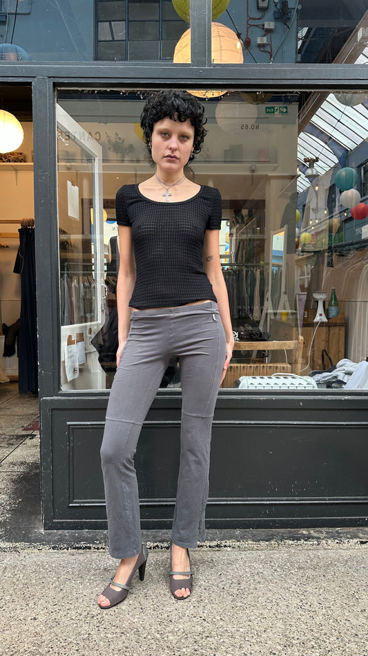 Grey yoga pants