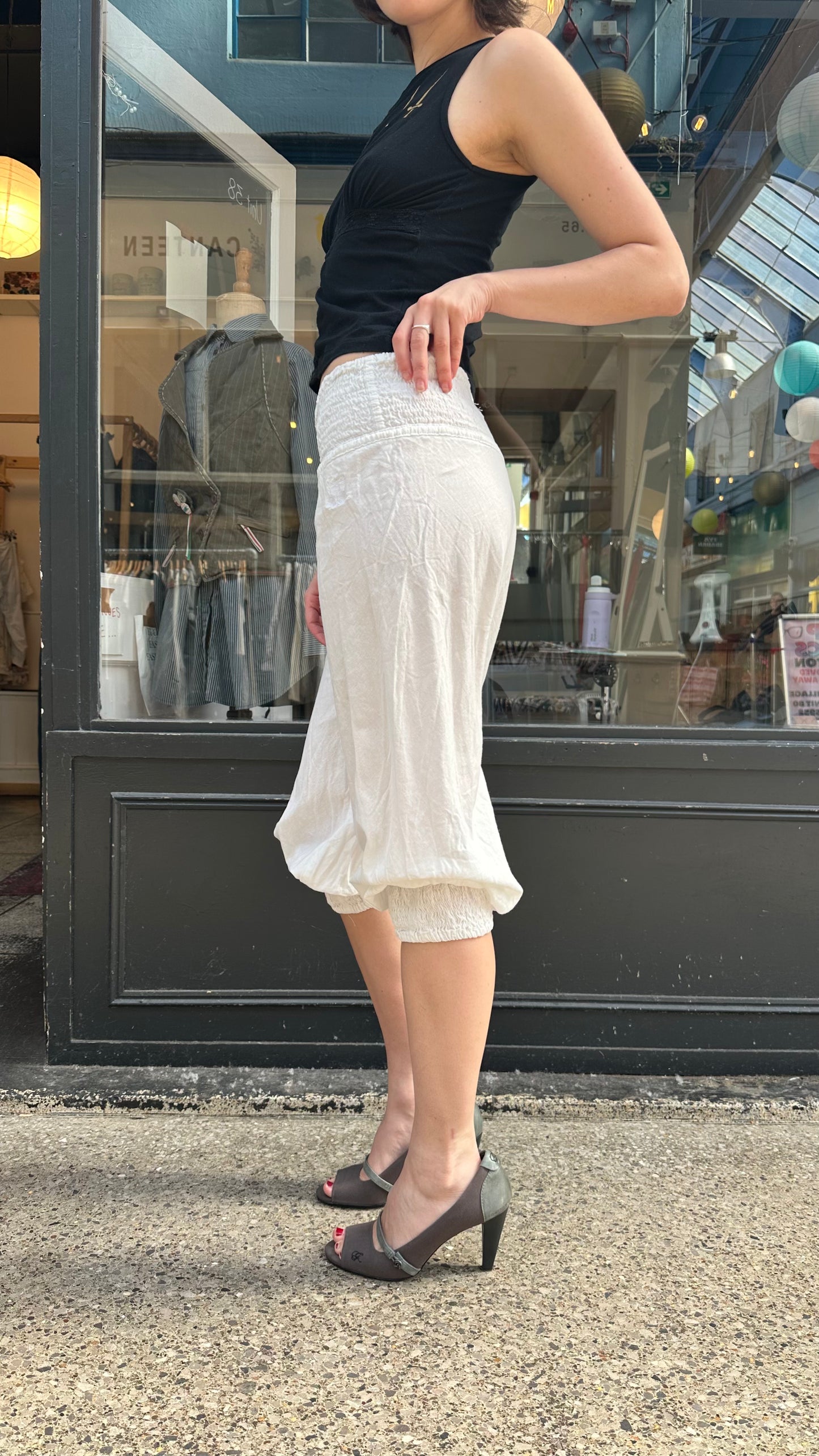 White bloomers